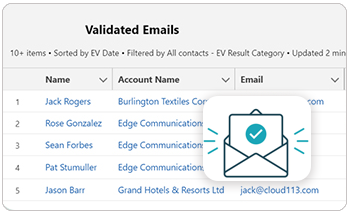 One-Click Email Validation