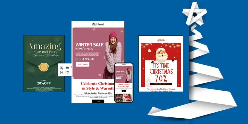 🎄 10 Christmas Email Design Ideas for 2025   (With Real Campaign Inspiration)